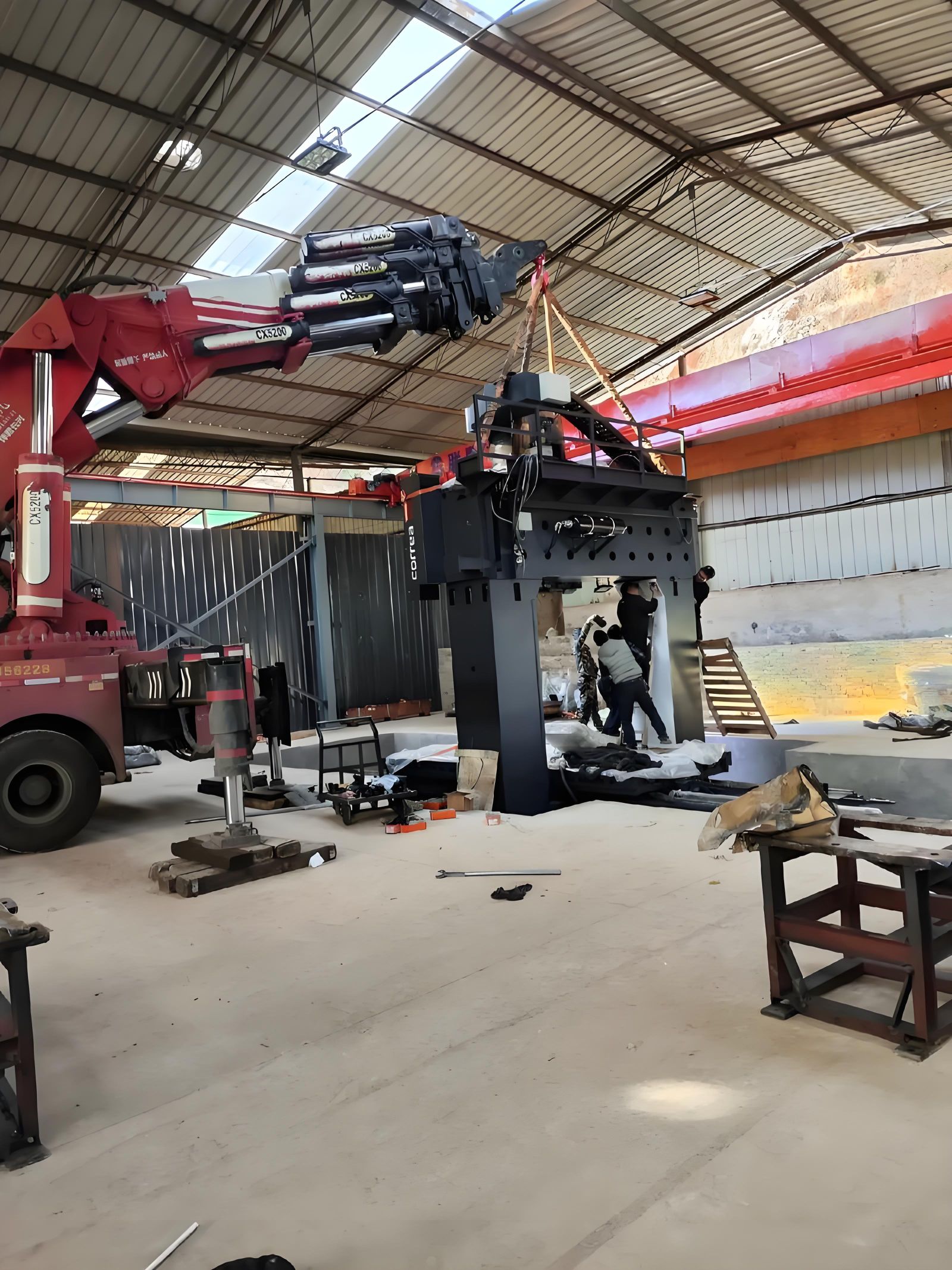 鞏義設備吊裝,鞏義工廠搬遷,鞏義叉車出租 河南宏發設備吊裝搬運公司